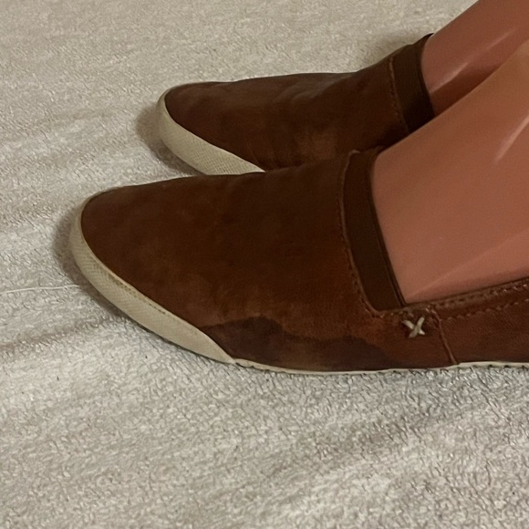 Frye Melanie Imperfections Leather Shoes Sz 7 1/2 - Picture 8 of 14